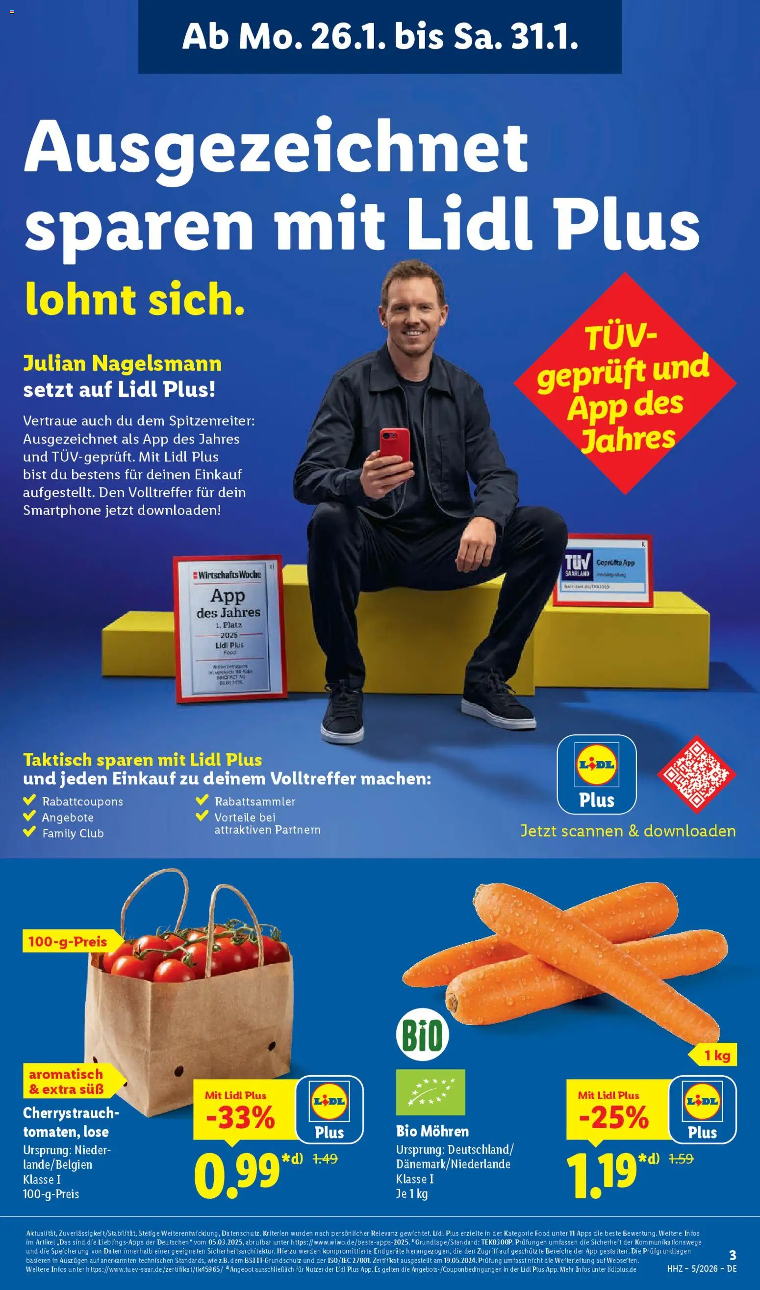 Lidl Prospekt Zossen – gültig ab 26.01.2026 | Seite: 9 | Produkte: Mohren, Smartphone