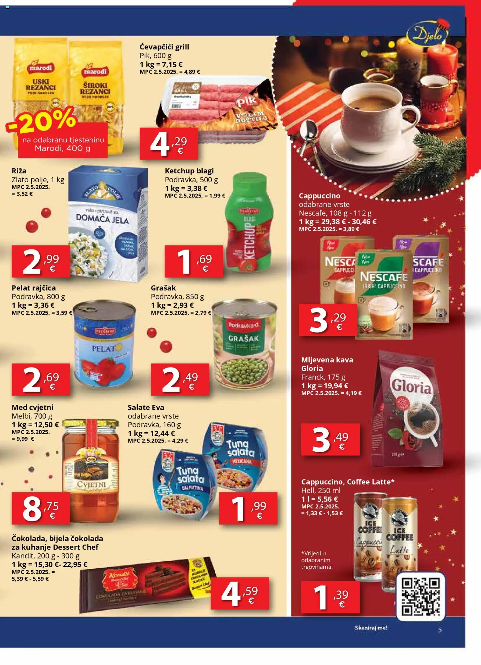 Djelo katalog | vrijedi od 26.11.2025 | Stranica: 5 | Proizvodi: Mljevena kava, Kava, Grašak, Rajčica