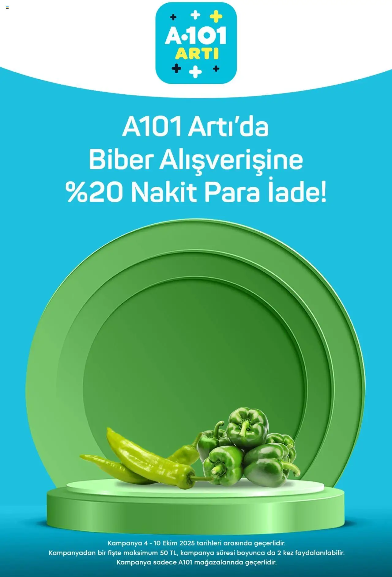 A101 Arti - 04.10.2025 tarihinden itibaren geçerlidir | Sayfa: 3 | Ürünler: Biber