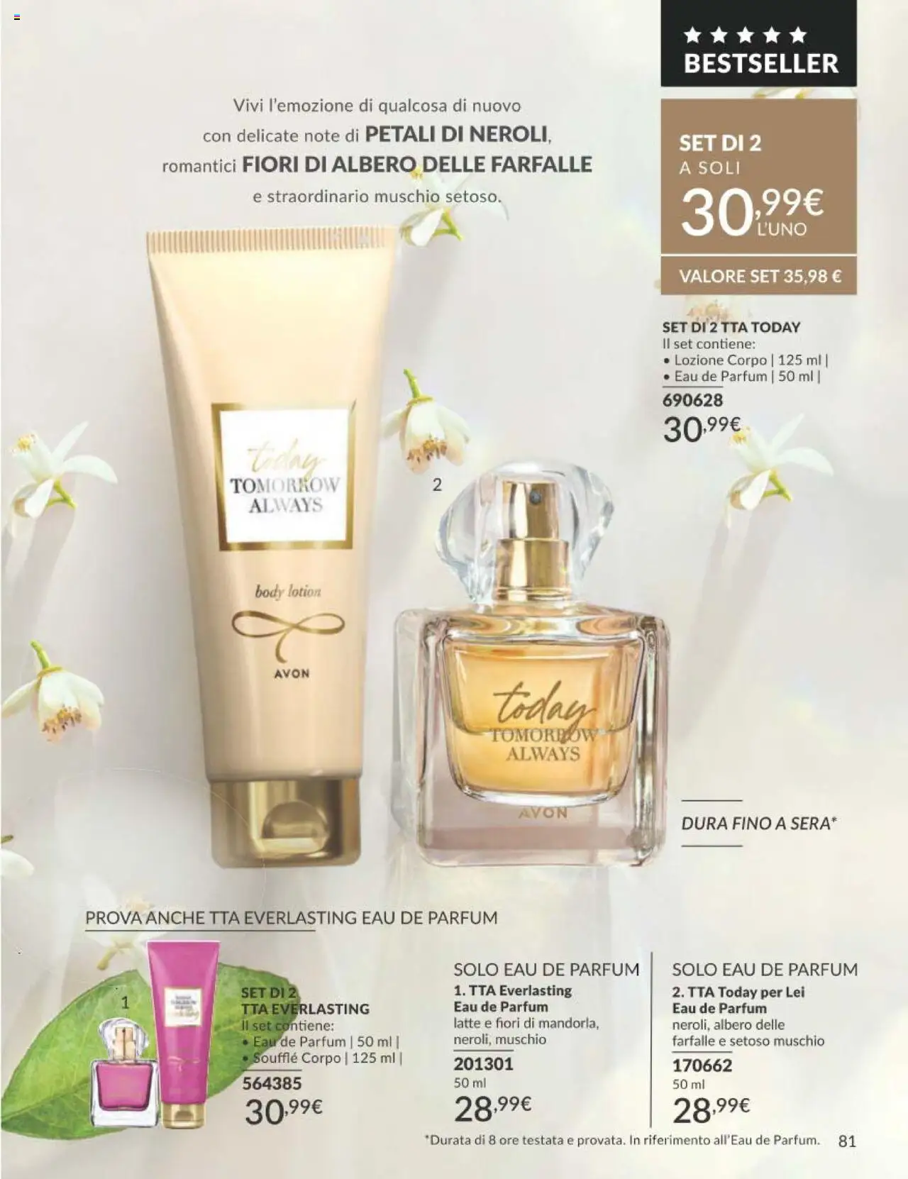 Volantino Avon del 01.10.2025 | Pagina: 81 | Prodotti: Latte, Body