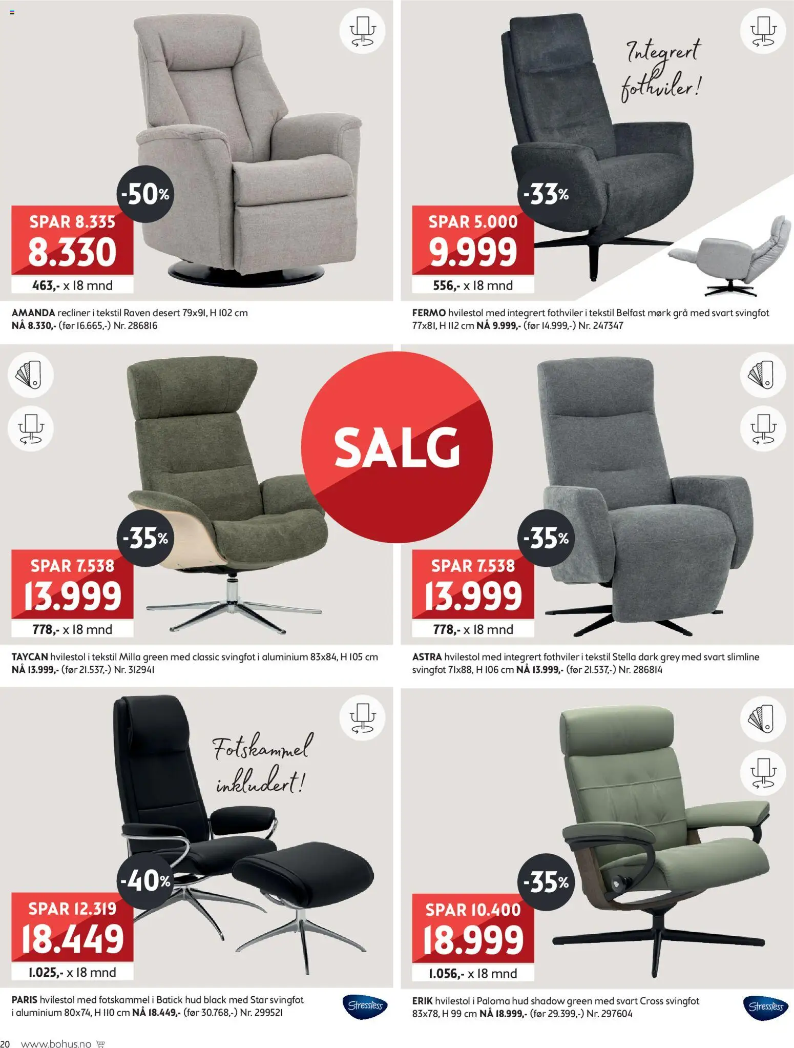 {H1} | Side: 20 | Produkter: Hvilestol