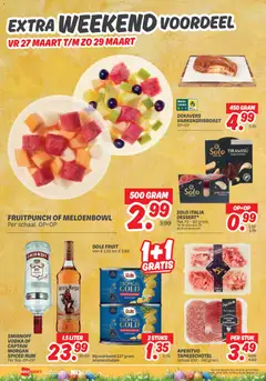 Dekamarkt folder - Voorbeeld van een folder van Dekamarkt, geldig van 24.03.2026 | Pagina: 28 | Producten: Salami, Kan, Fruit, Alcohol