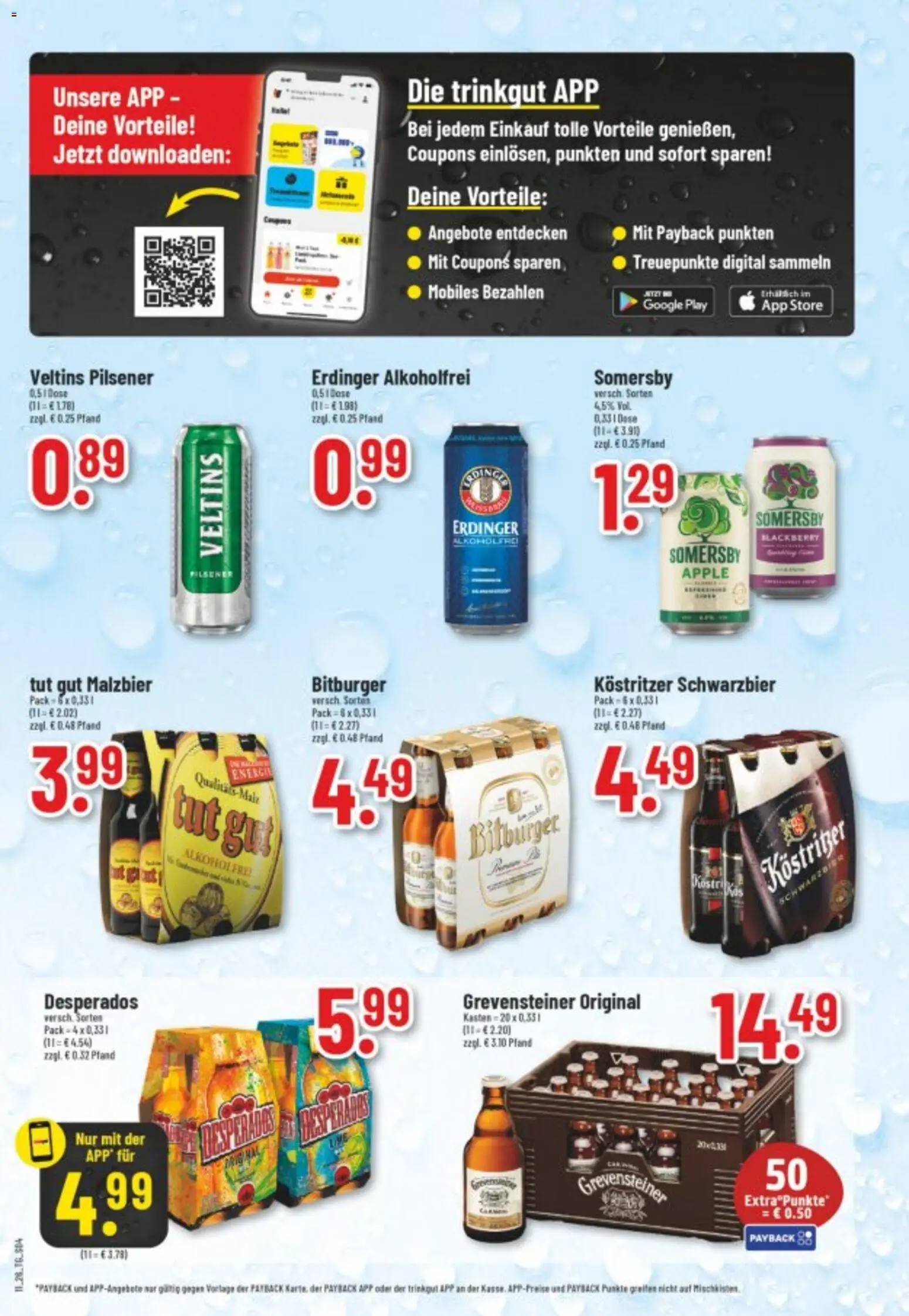 Trinkgut Prospekt 	 – gültig ab 09.03.2026 | Seite: 4 | Produkte: Kostritzer, Apple, Desperados, Veltins