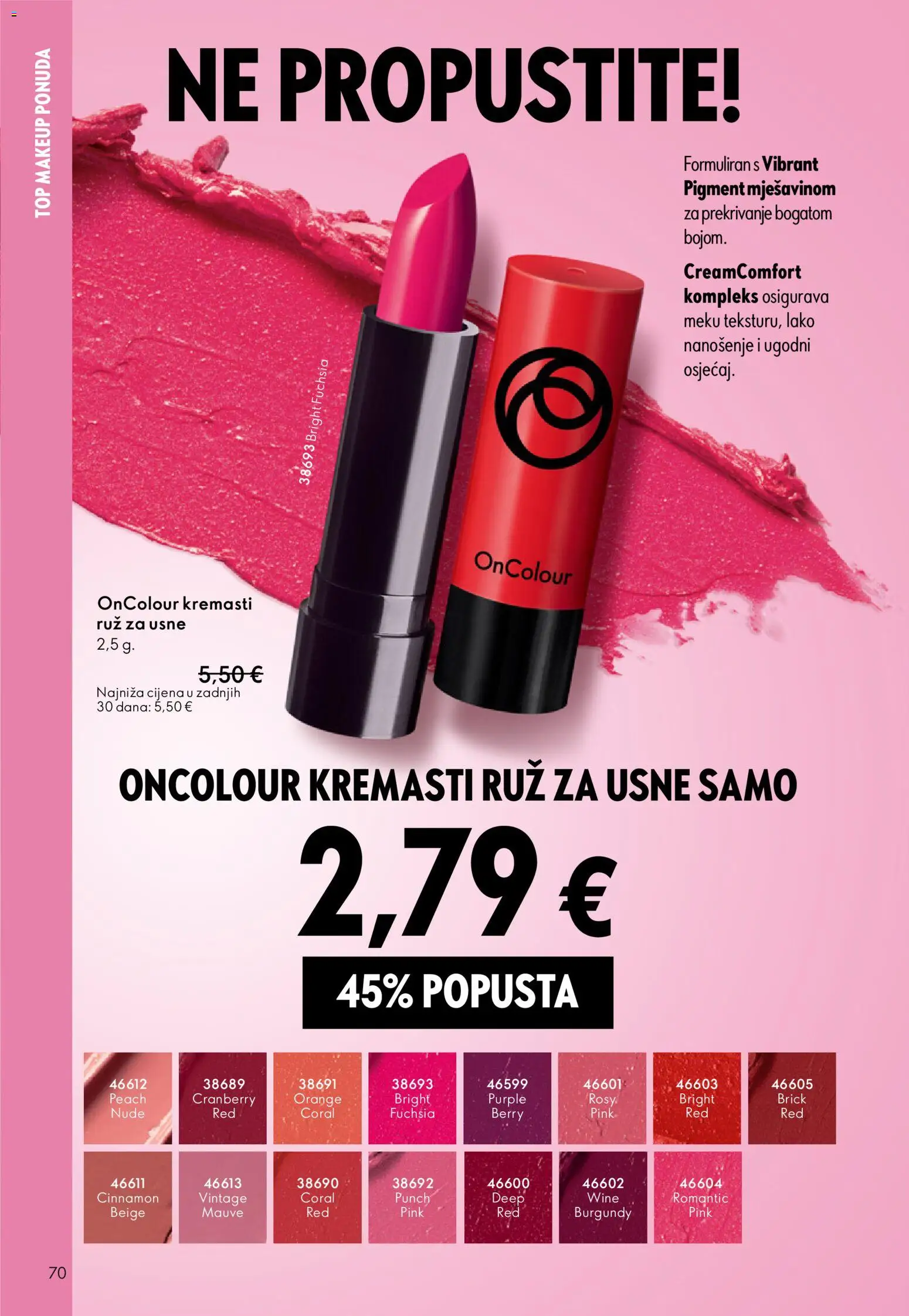 Oriflame katalog | vrijedi od 18.02.2026 | Stranica: 70 | Proizvodi: Ruž