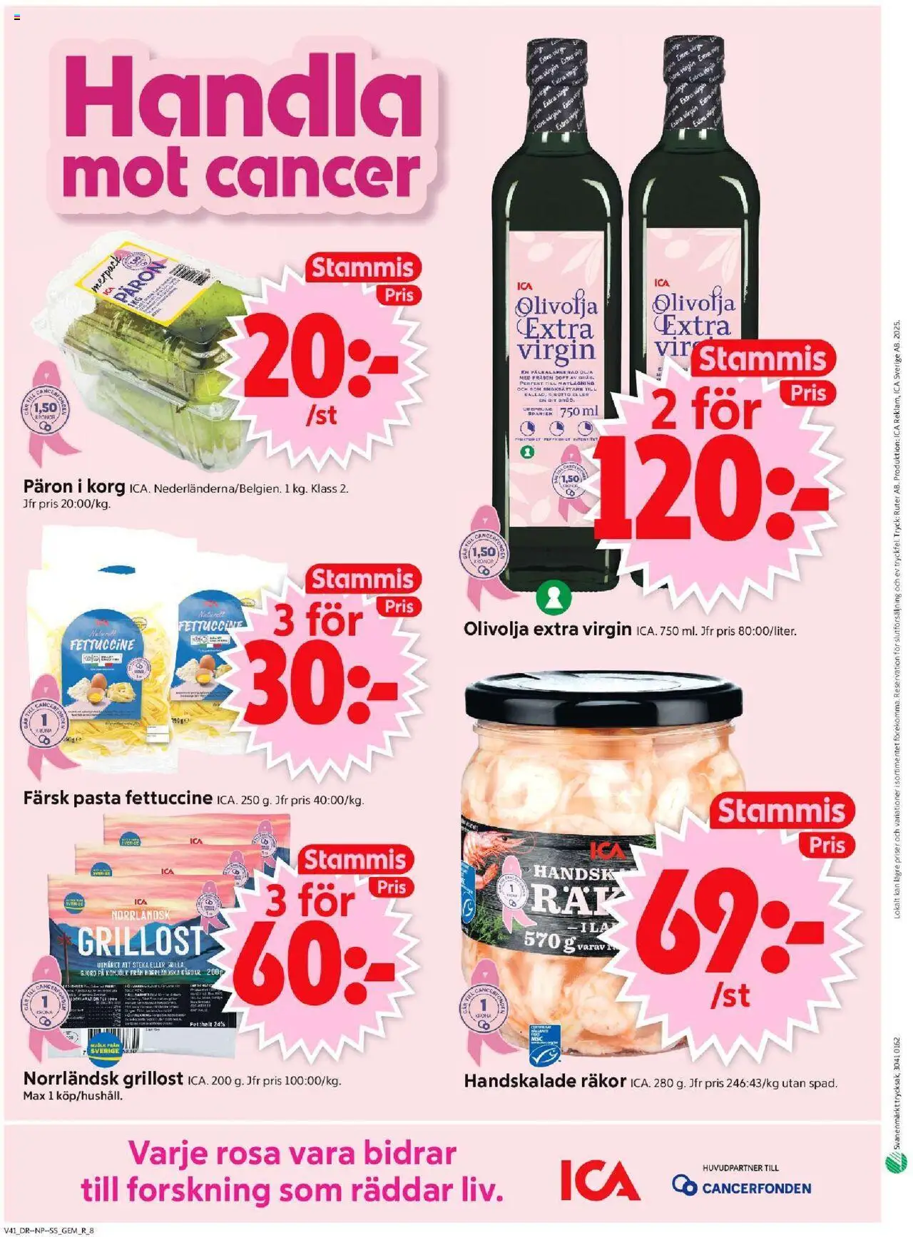 ICA Supermarket reklamblad aktuell från 06.10.2025 | Sida: 10 | Produkter: Doft, Korg, Olivolja, Pasta