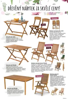 Náhled letáku Sconto nábytek katalog - Zahrada od 01.01.2025 | Strana: 36 | Produkty: Nábytek, Stůl, Židle, Zahradní židle