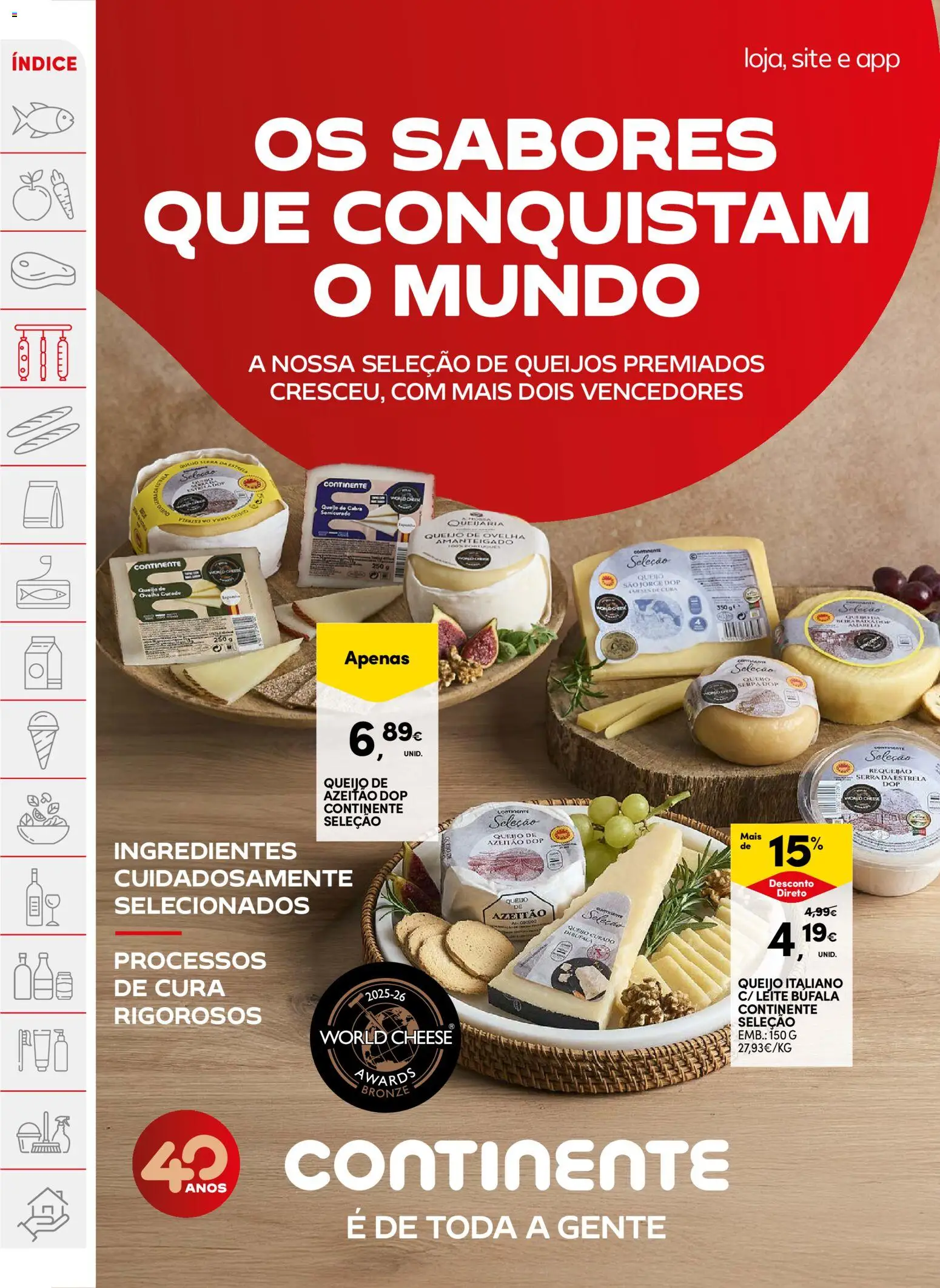 Continente folheto │ válido de 16.12.2025 | Página: 12 | Produtos: Leite, Queijo