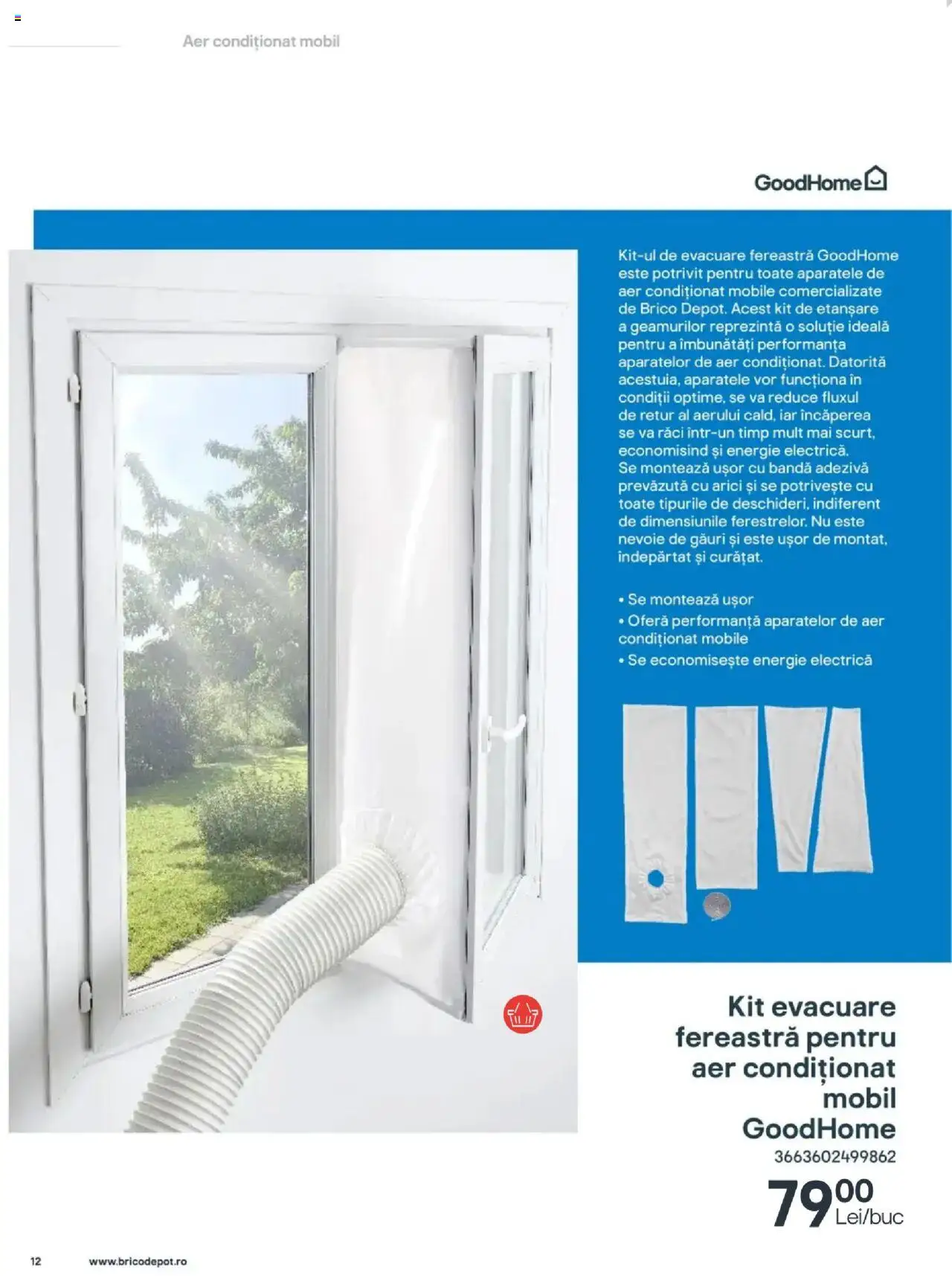 Brico Depot catalog - La Brico te răcorești pe măsură – valabil de la 27.06.2025 | Pagină: 12 | Produse: Aer Condiționat, Fereastră