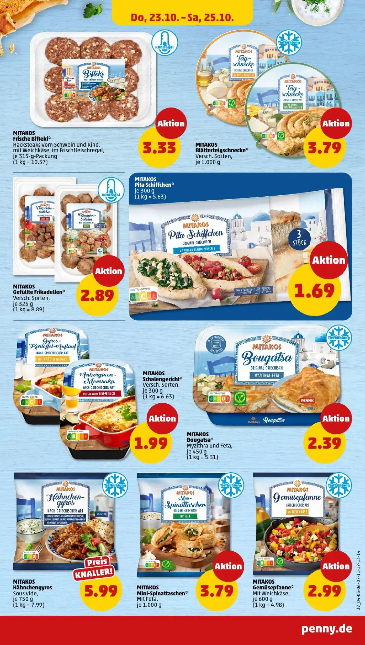 Penny - Baden-Württemberg – gültig ab 20.10.2025 | Seite: 37 | Produkte: Feta, Käse, Gyros, Rindfleisch