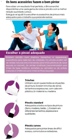 Pré-visualização BricoMarché - Como escolher rolos e pincéis válido de 20.01.2025 | Página: 2 | Produtos: Cabo, Pincel, Base