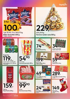 Forhåndsvisning av Gigaboks kundeavis gyldig fra 01.12.2025 | Side: 3 | Produkter: Теніска, Sjokolade, Ättika, Boks