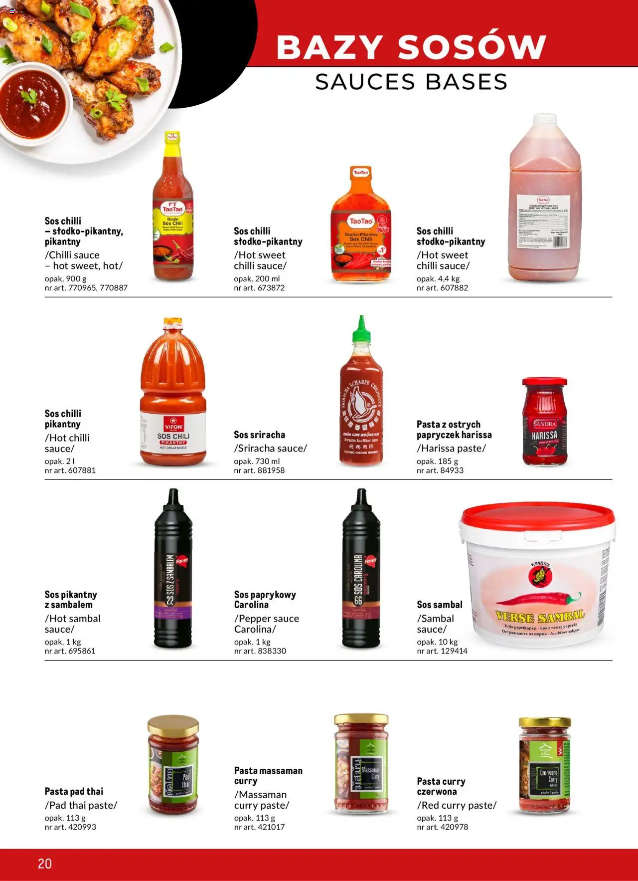 Makro Gazetka - Azja Smaki orientu od 22.02.2024 | Strona: 20 | Produkty: Chili, Curry, Sos