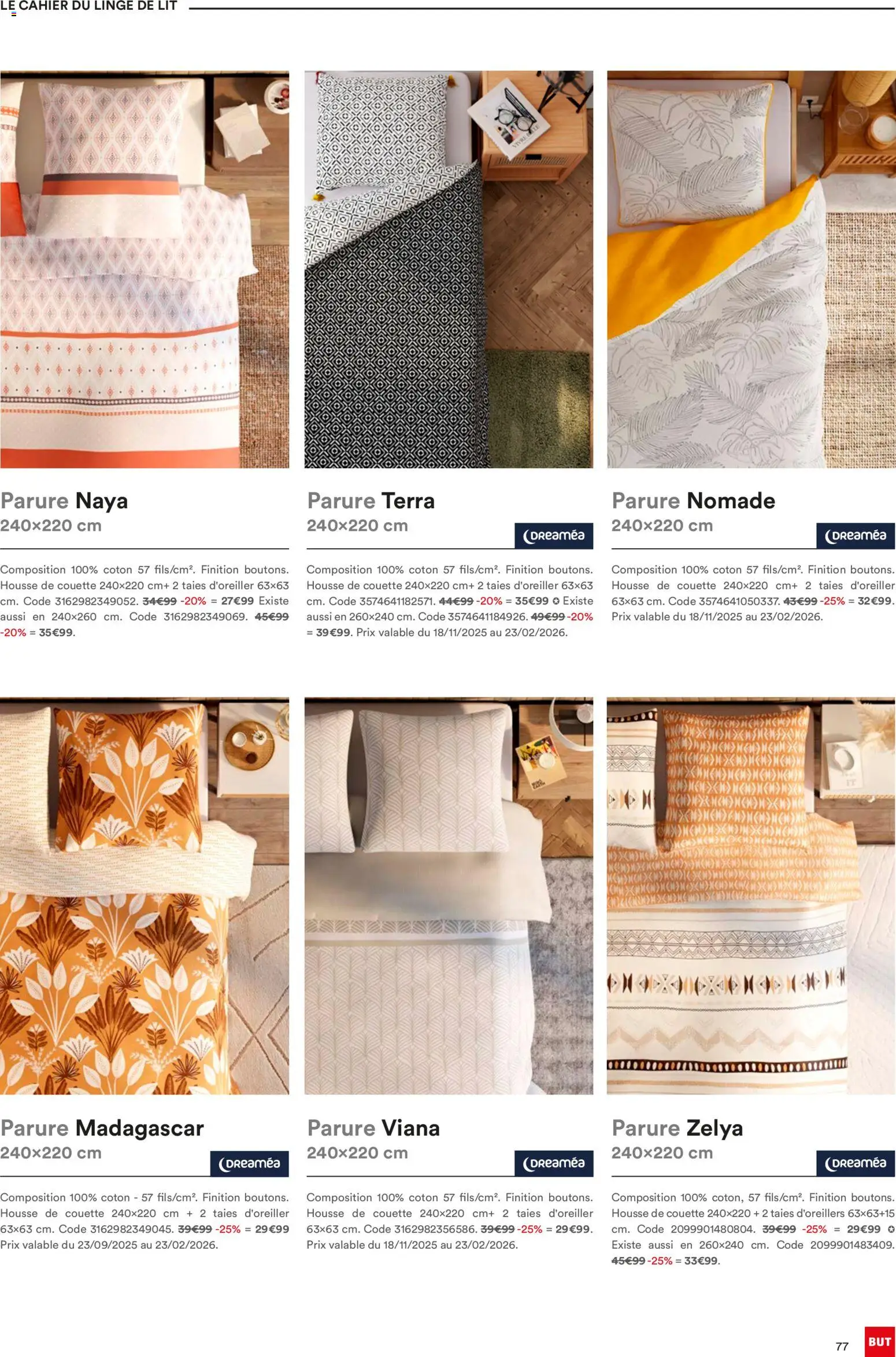 {H1} | Page: 77 | Produits: Coton, Lit, Housse de couette, Couette