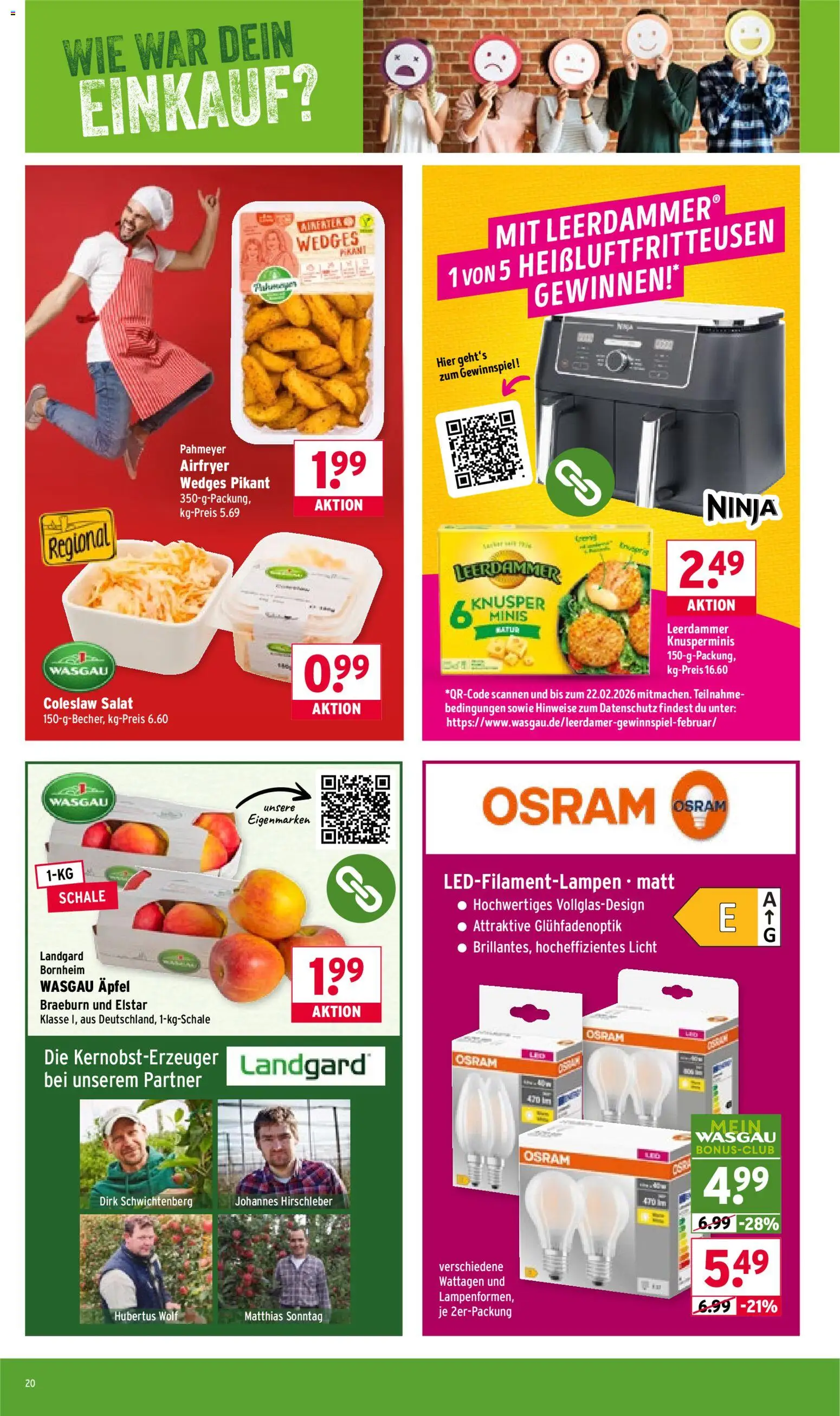 Wasgau Prospekt 	 – gültig ab 16.02.2026 | Seite: 20