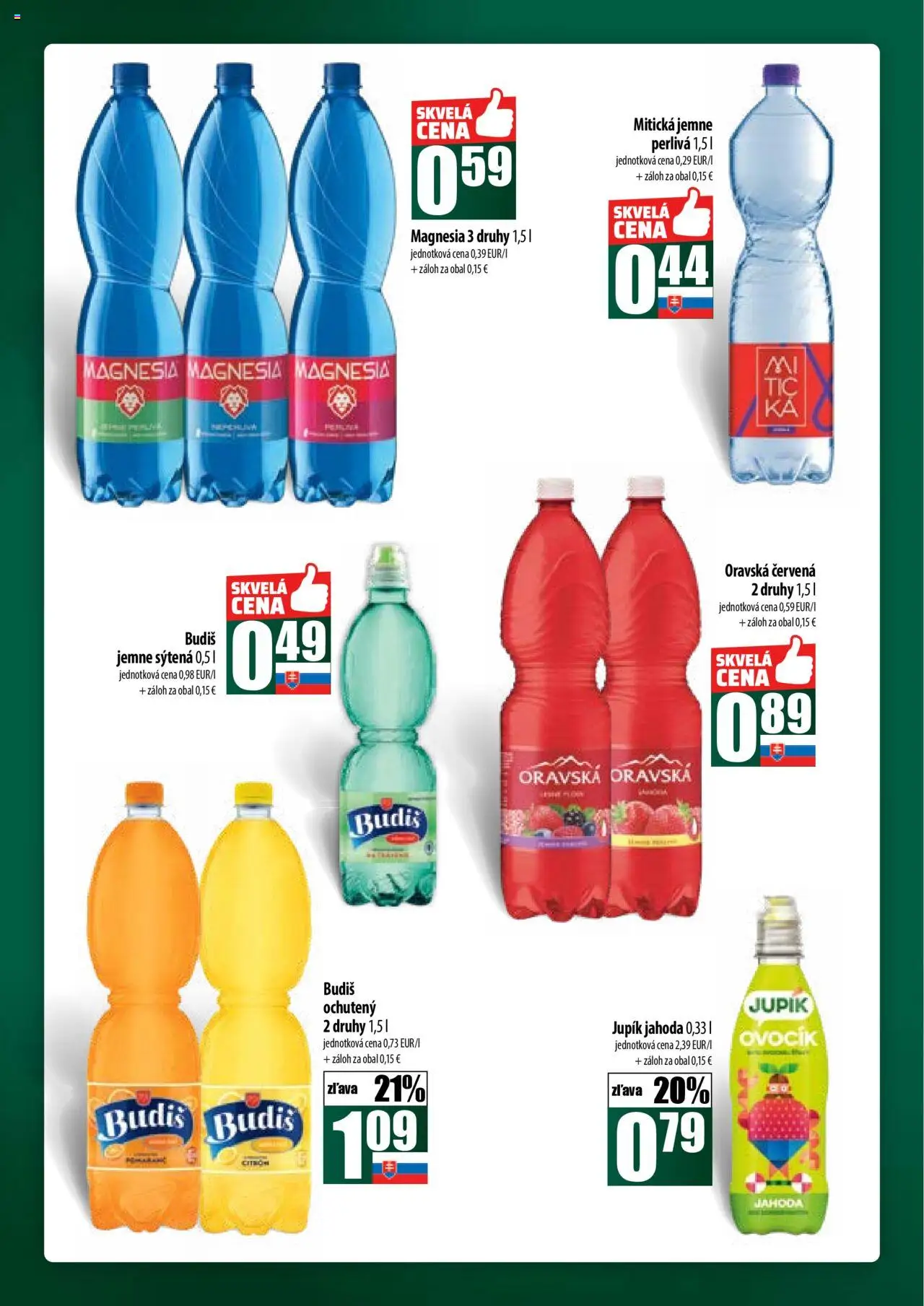 Nové COOP Jednota akcie – leták je platný od 09.10.2025 | Strana: 46 | Produkty: Budiš, Magnesia, Mitická