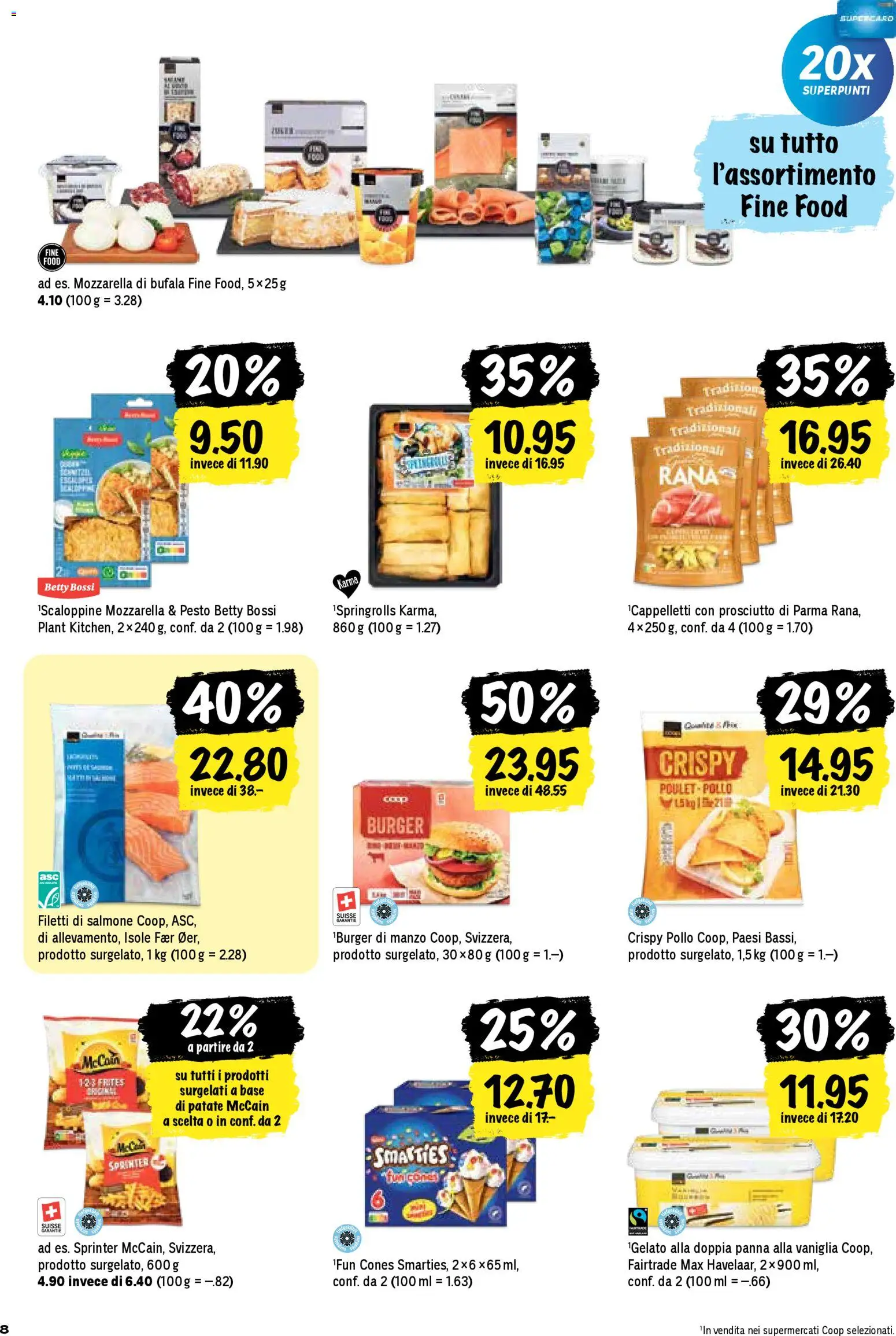 Coop aktionen IT – gültig ab 05.03.2026 | Seite: 8 | Produkte: Burger