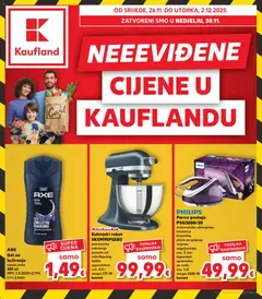 Neevidene cijene u Kauflandu Kaufland - Pregled kataloga iz trgovine Kaufland, vrijedi od 26.11.2025