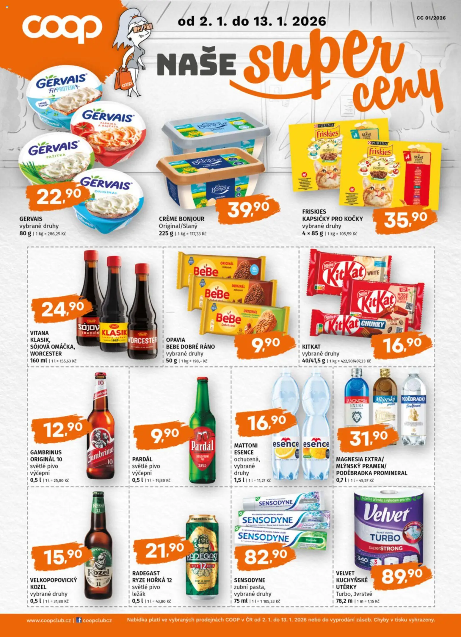 Terno leták - Tábor od 07.01.2026 | Strana: 17 | Produkty: Mattoni, Rýže, Kozel, Magnesia