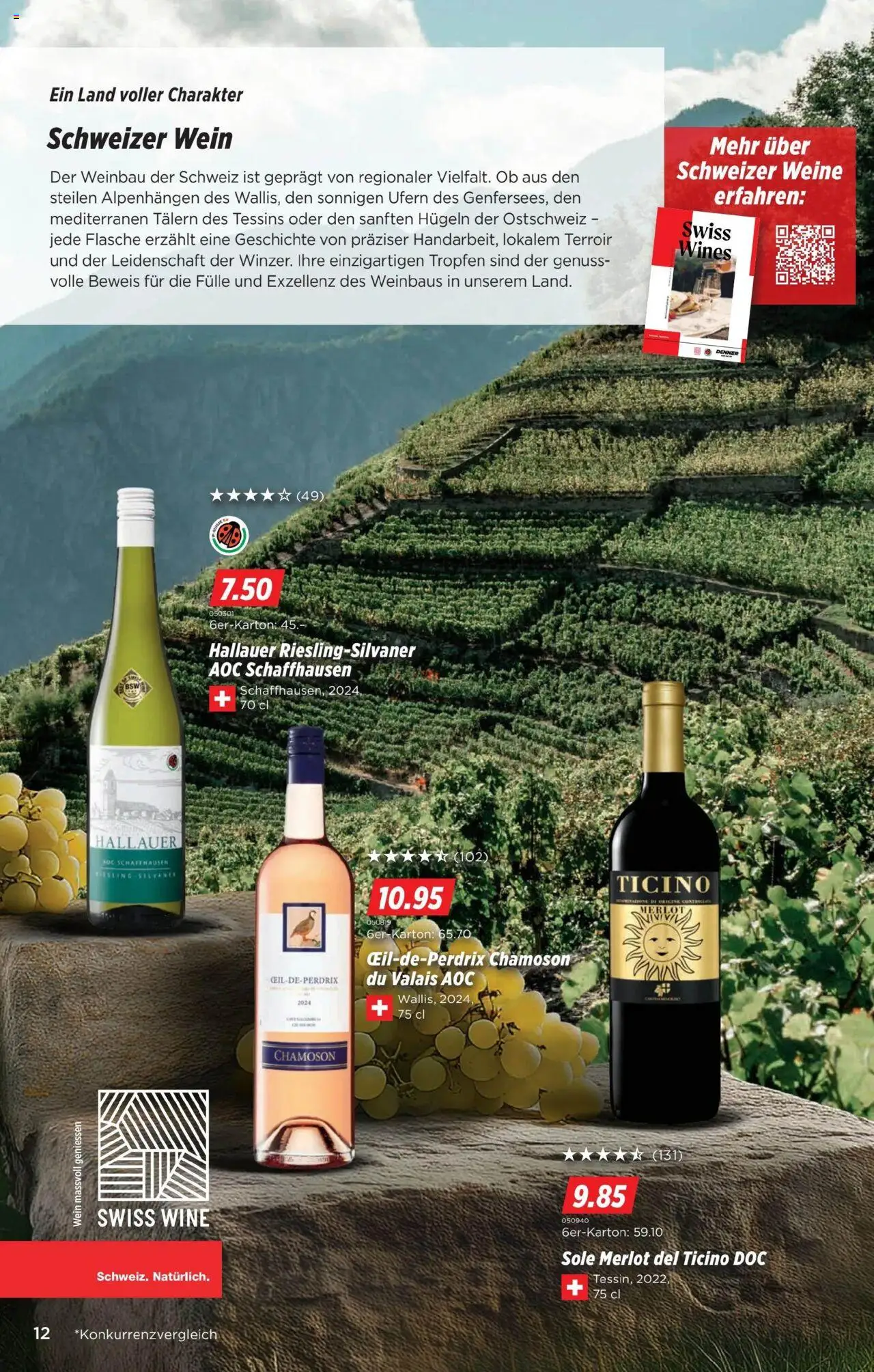 Denner Aktionen ab 05.08.2025 | Seite: 12 | Produkte: Merlot, Wein