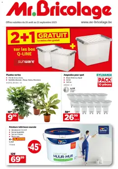 Mr Bricolage folder / publicité - Voorbeeld van een folder van Mr Bricolage, geldig van 26.08.2025