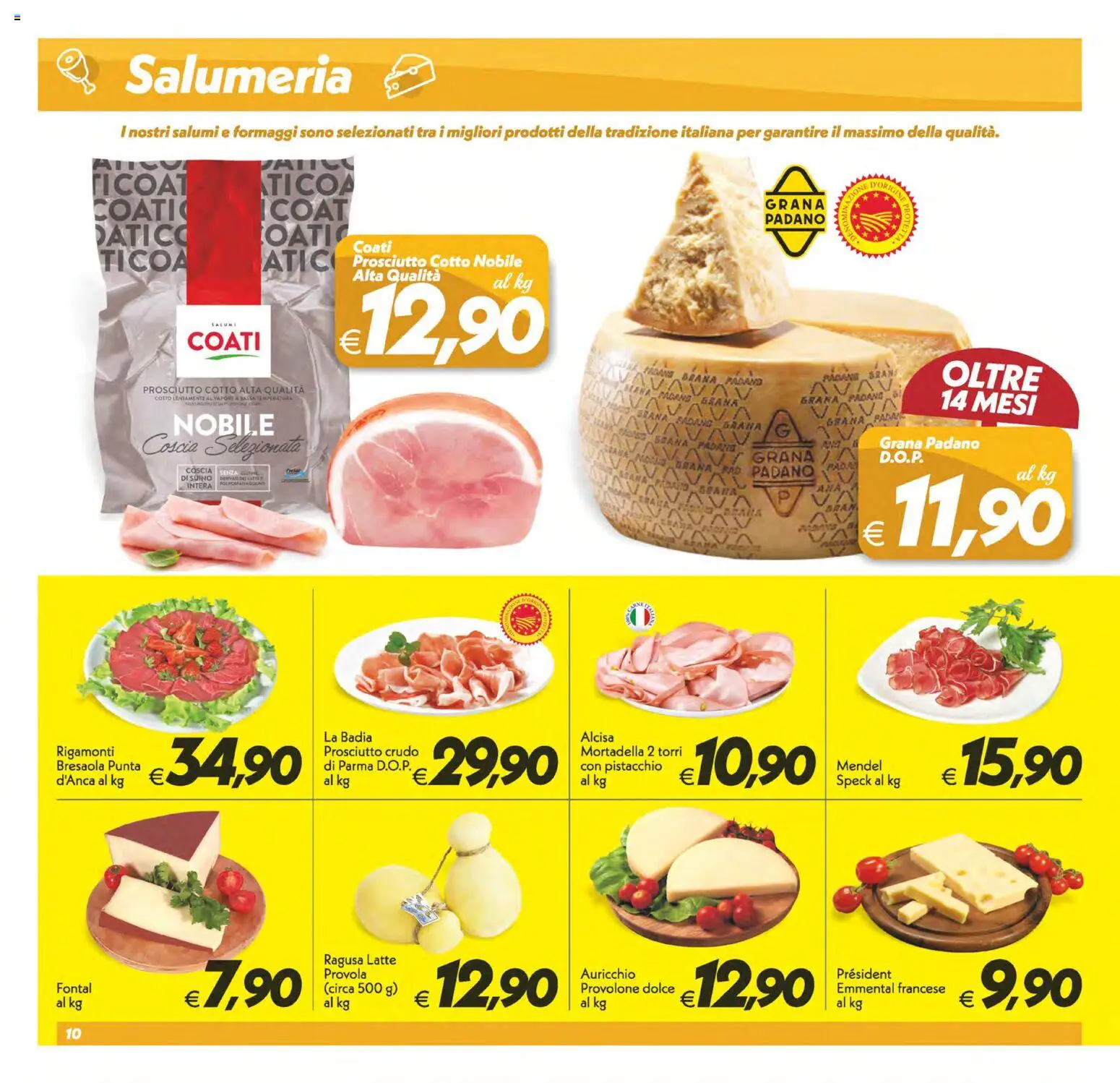 Volantino SuperConveniente del 28.04.2026 | Pagina: 10 | Prodotti: Provolone, Bresaola, Mortadella, Provola