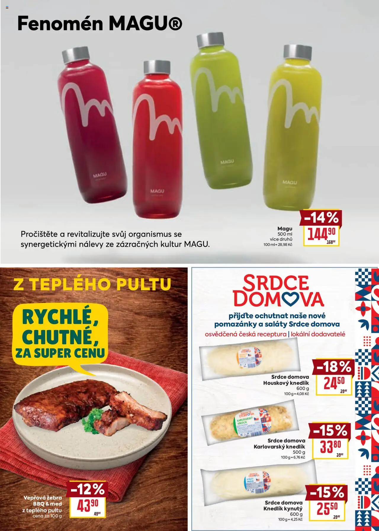 Billa leták - Partneři od 13.08.2025 | Strana: 10 | Produkty: Saláty, Pomazánky, Karlovarský knedlík, Med