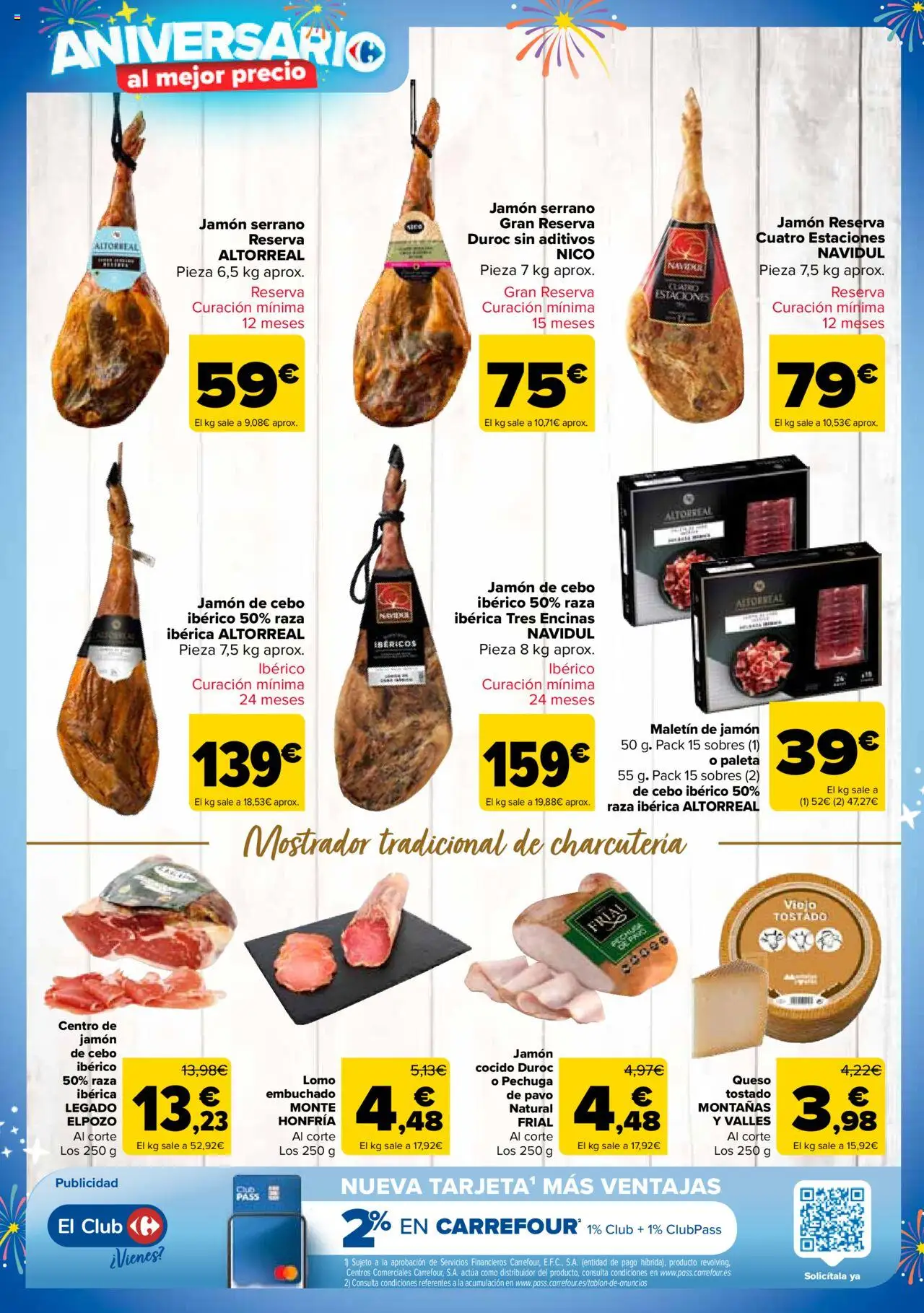 Carrefour folleto │ válido desde el 25.09.2025 | Página: 12 | Productos: Jamón serrano, Queso, Jamón ibérico, Jamón