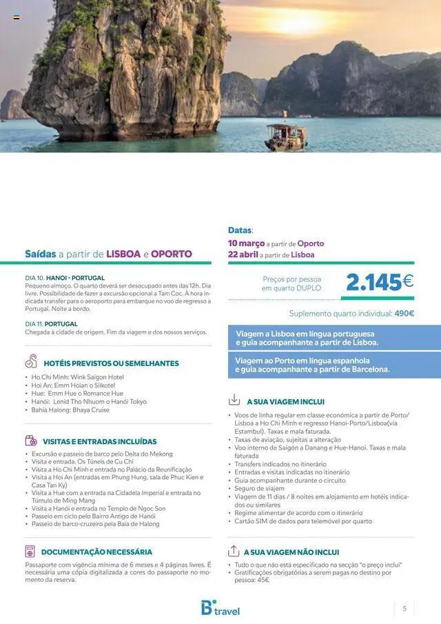 B the travel brand Passageiros Especialistas │ válido desde el 24.10.2024 | Página: 5
