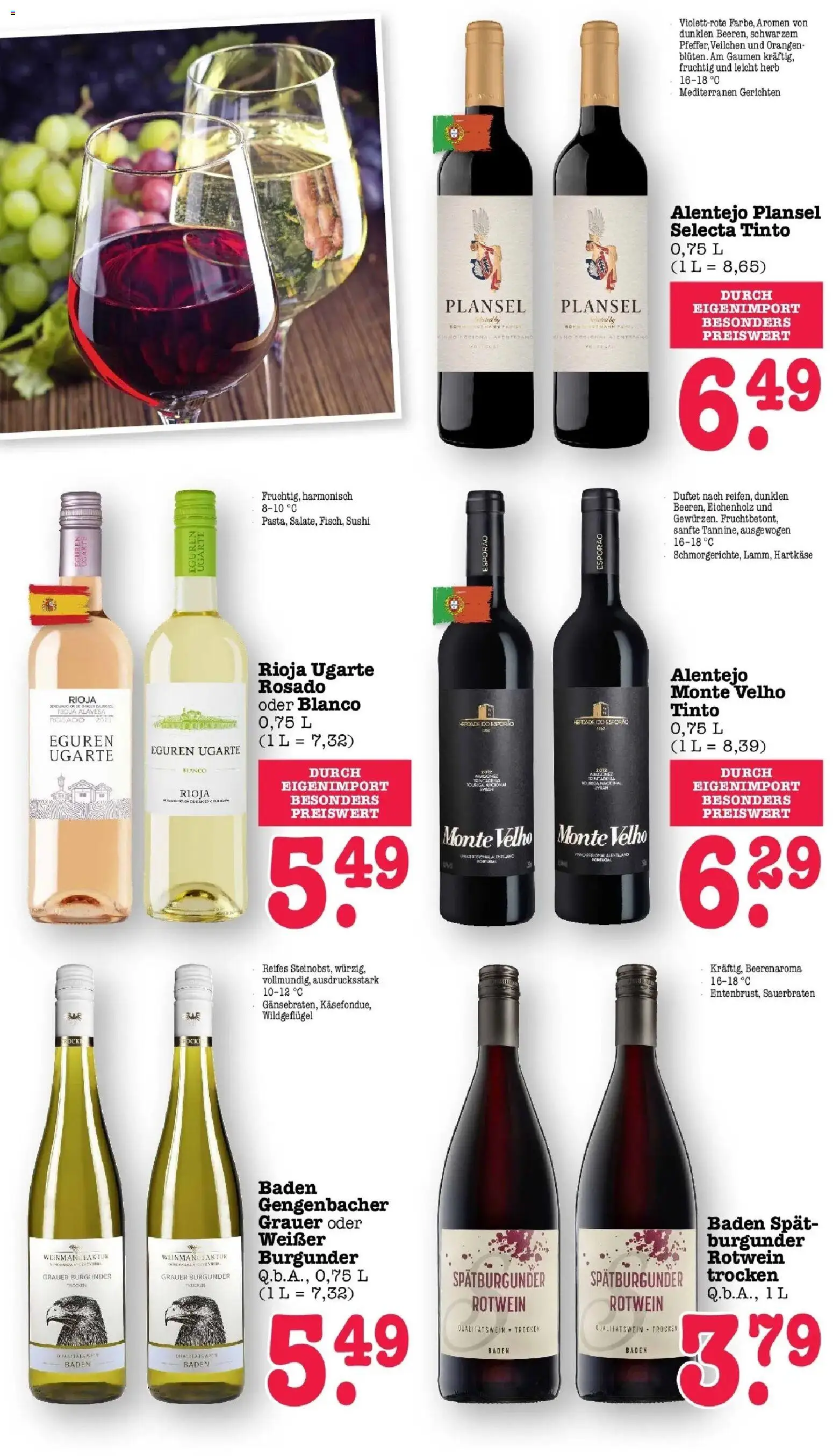 Edeka prospekt Bühlertal	 – gültig ab 05.04.2026 | Seite: 60 | Produkte: Rotwein, Rotwein trocken, Orangen