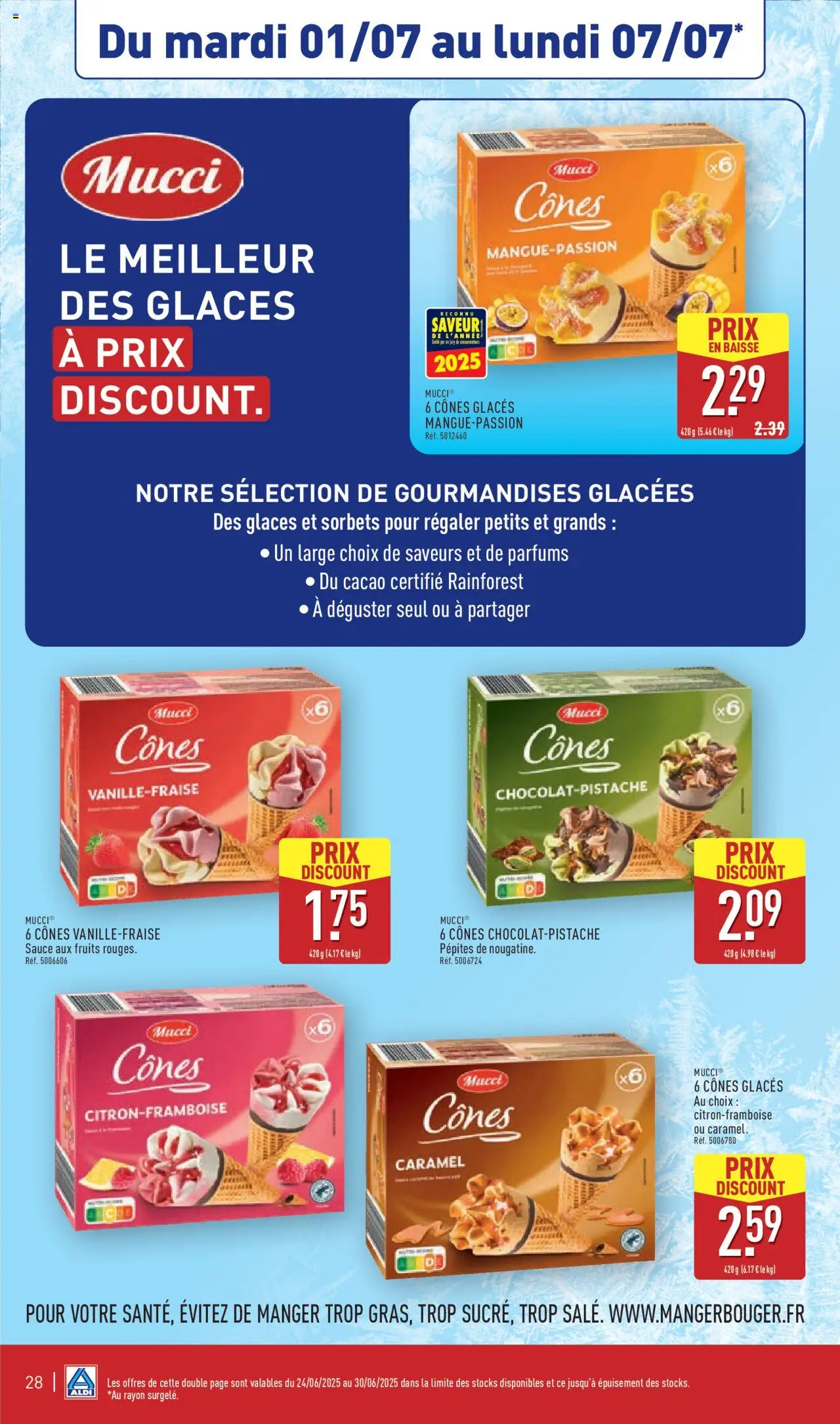  | Page: 31 | Produits: Glaces, Cônes