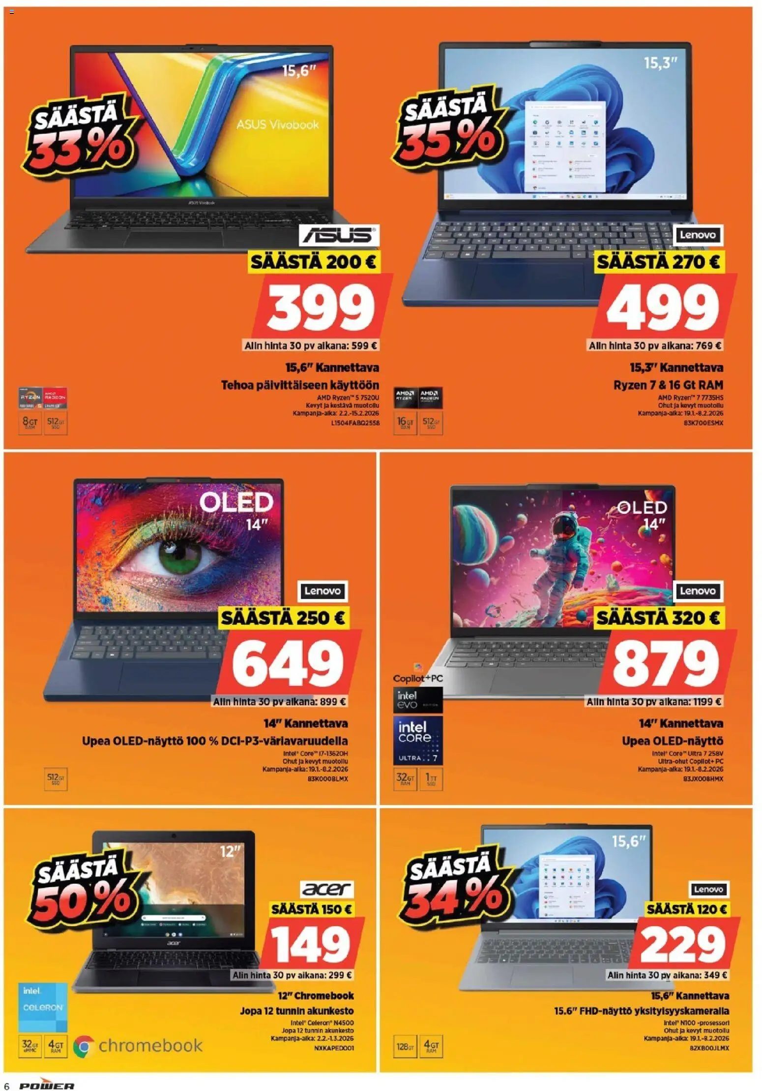 Power tarjoukset – voimassa 02.02.2026 alkaen | Sivu: 6