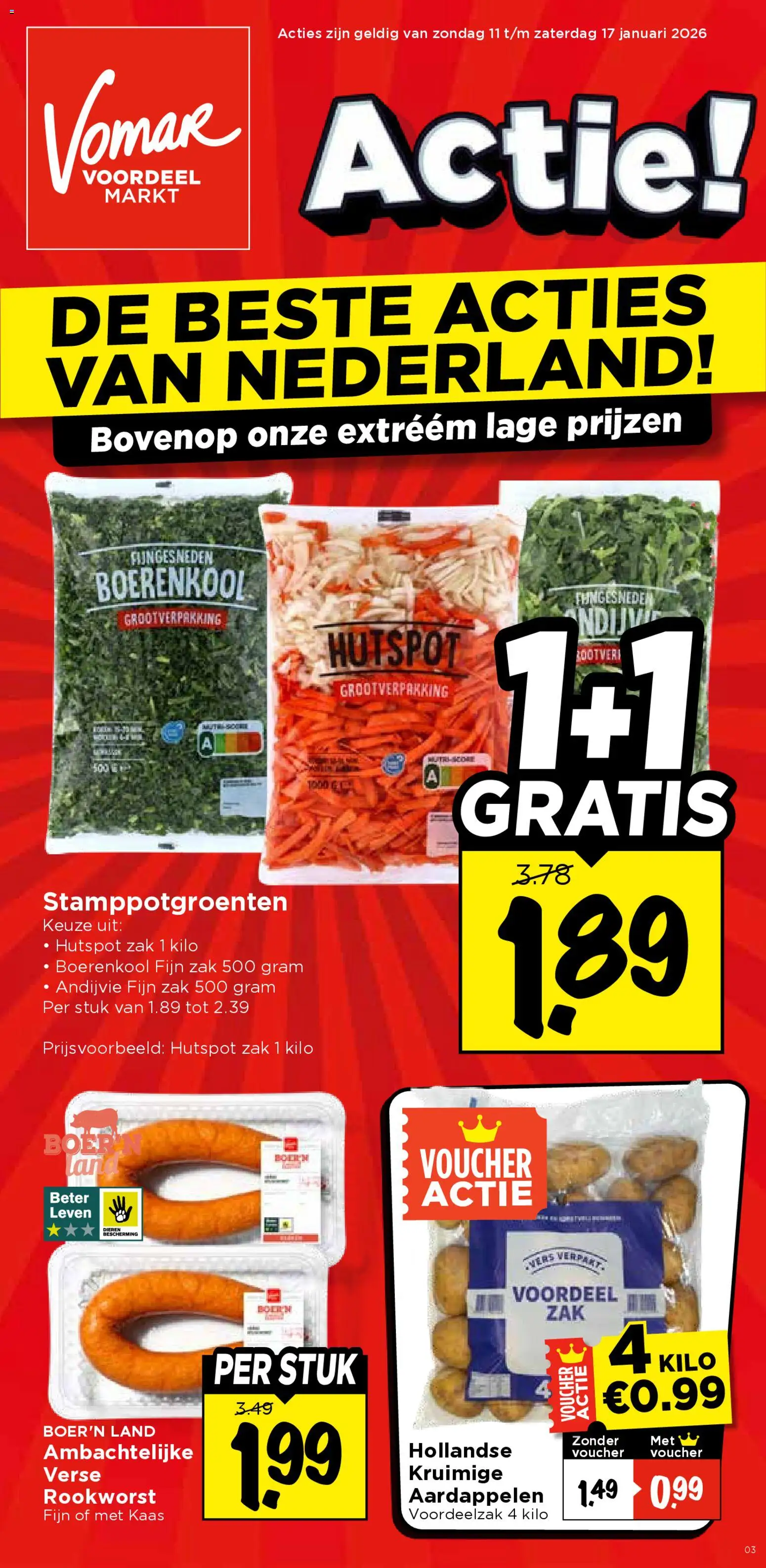 {H1} | Pagina: 1 | Producten: Kaas, Boerenkool, Zak