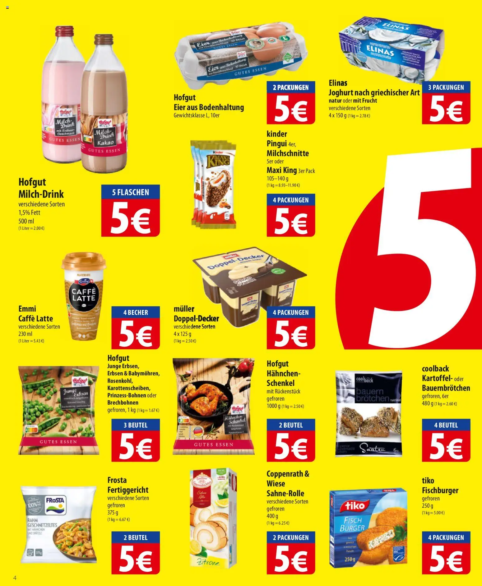 Famila Prospekt 	 – gültig ab 05.01.2026 | Seite: 4 | Produkte: Hahnchen, Joghurt, Eier, Fisch