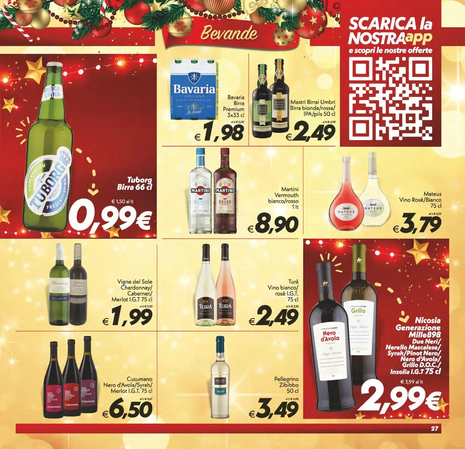 Volantino SuperConveniente del 16.12.2025 | Pagina: 27 | Prodotti: Birra, Vino