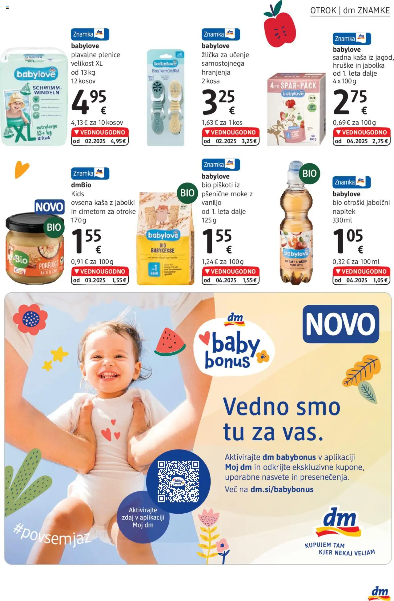 DM Drogerie Markt katalog │ velja od 02.06.2025 | Stran: 27 | Izdelki: Plenice, Tijera de poda, Kos, Piskoti