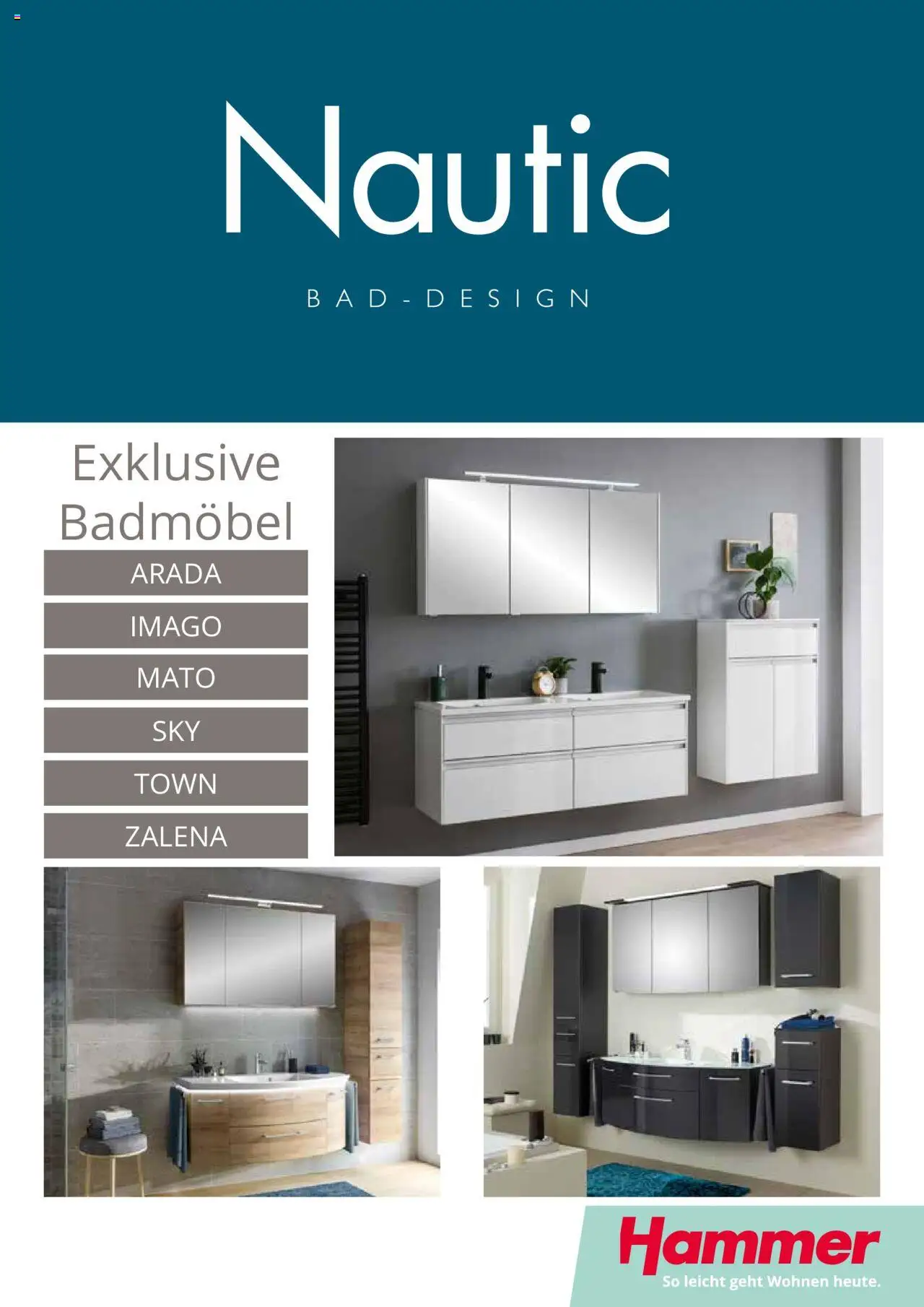Hammer Zuhause Nautic Badmoebel - gültig ab dem 01.01.2024 | Seite: 1 | Produkte: Bad