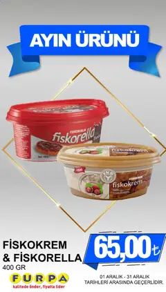 01.12.2025 tarihinden itibaren geçerli olan Furpa kataloğu önizlemesi | Sayfa: 9 | Ürünler: Fındık