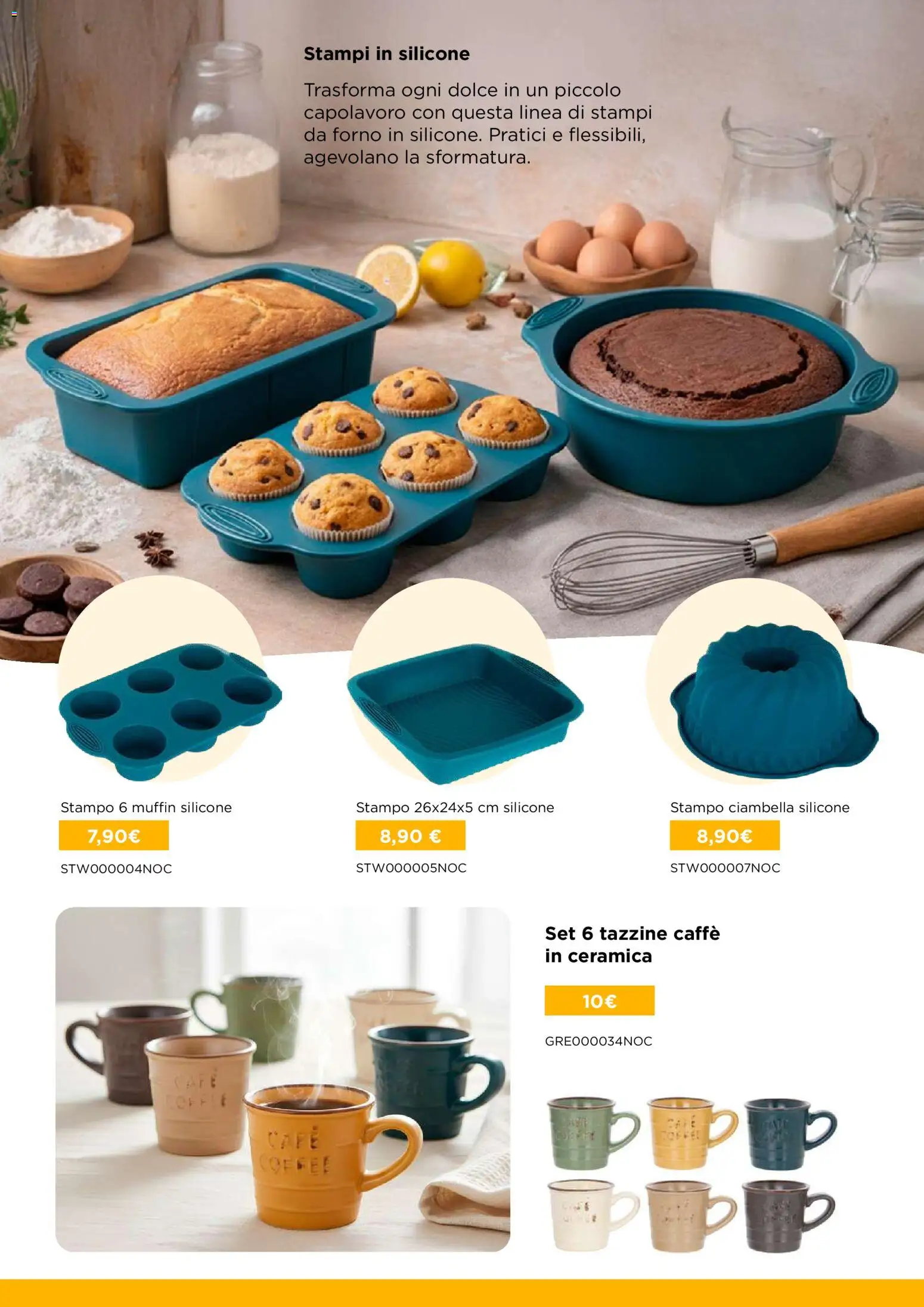 Volantino Kasanova del 20.03.2026 | Pagina: 14 | Prodotti: Caffè, Muffin, Silicone, Forno