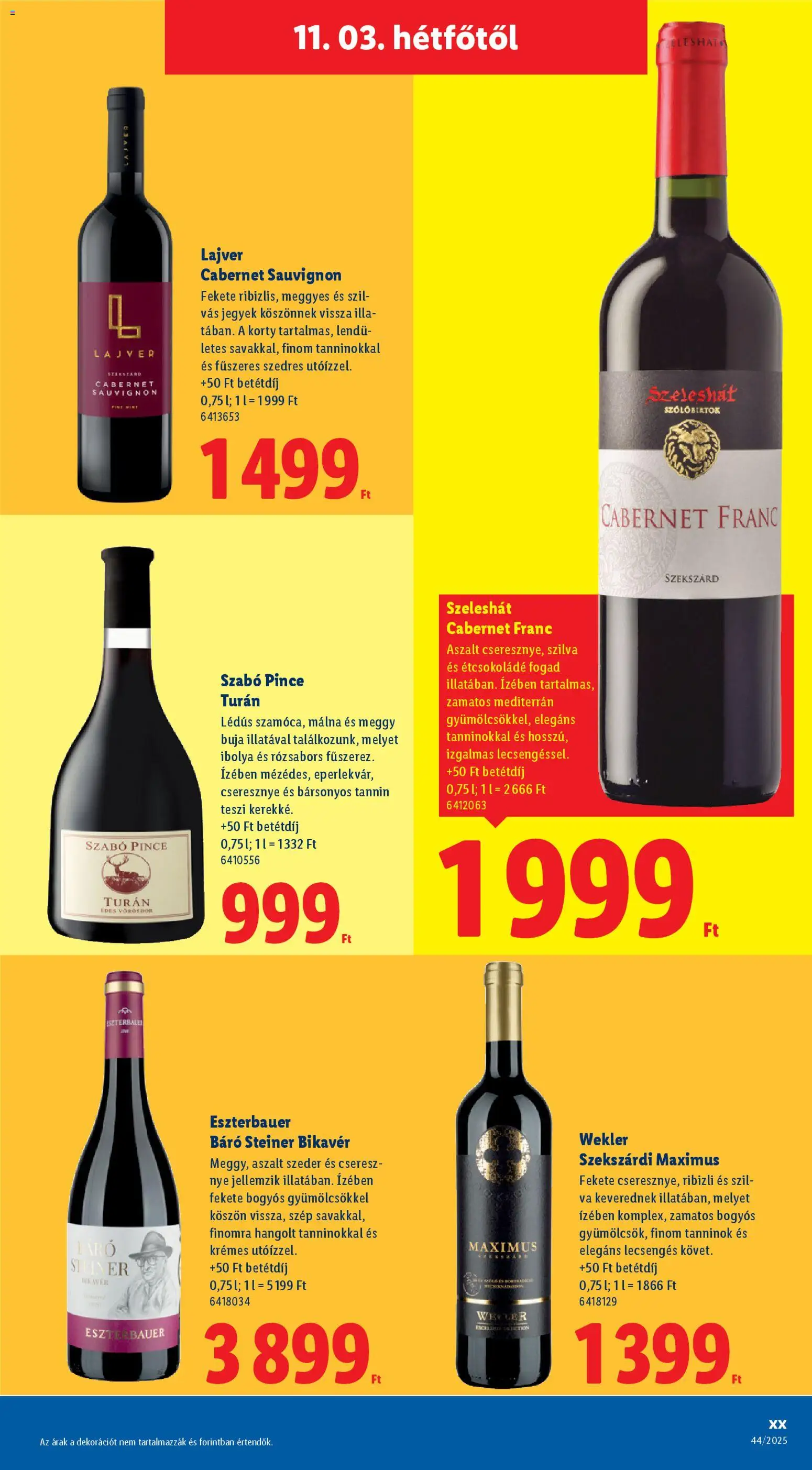 Lidl akciós ujság - amely érvényes a következő dátumtól: 03.11.2025 | Oldal: 3 | Termékek: Cseresznye, Szeder, Szilva, Étcsokoládé