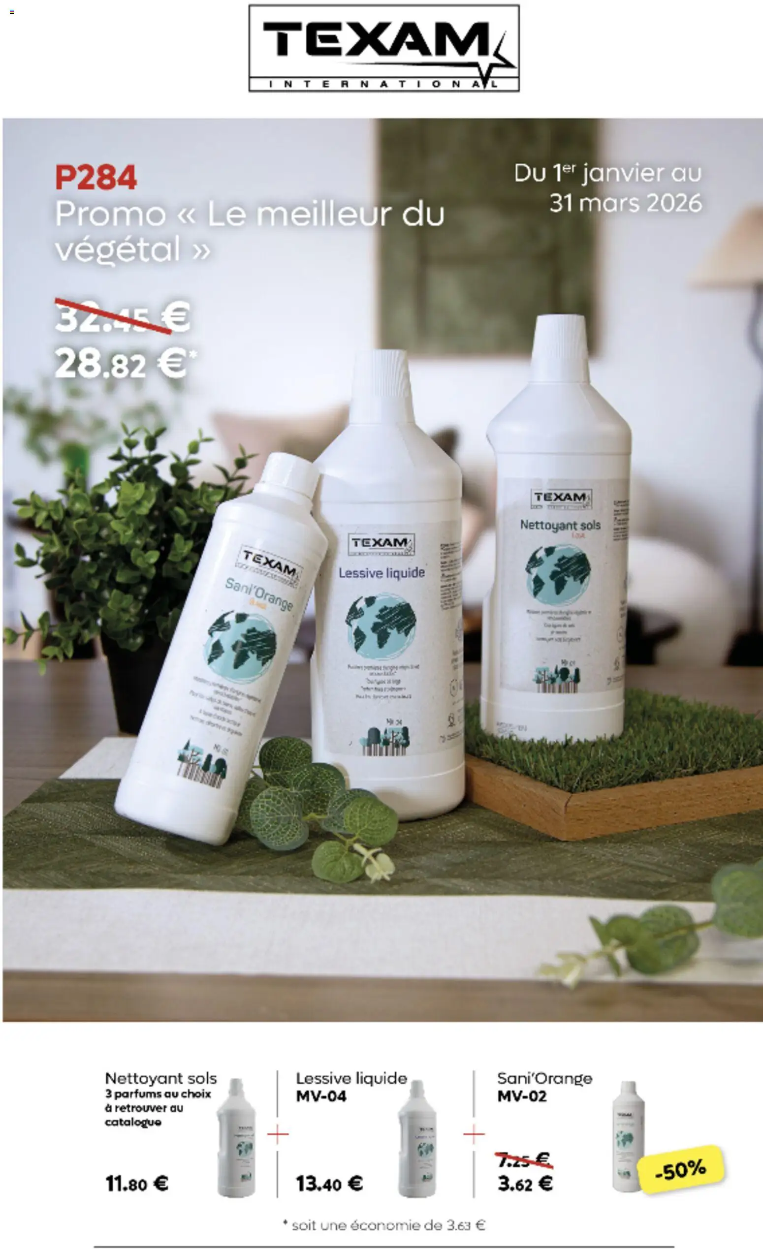 {H1} | Page: 4 | Produits: Lessive Liquide, Lessive