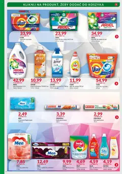 Eurocash Gazetka - Katalog Artykułów Chemicznych od 01.09.2025 | Strona: 20 | Produkty: Chusteczki higieniczne, Prysznic, Ariel, Żel pod prysznic