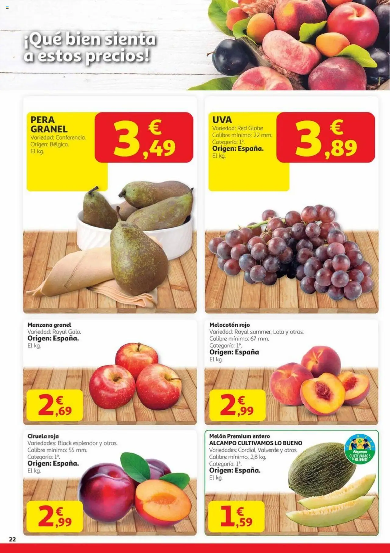 Alcampo - Canarias │ válido desde el 28.08.2025 | Página: 22 | Productos: Φορτιστής, Manzana, Melocotón rojo
