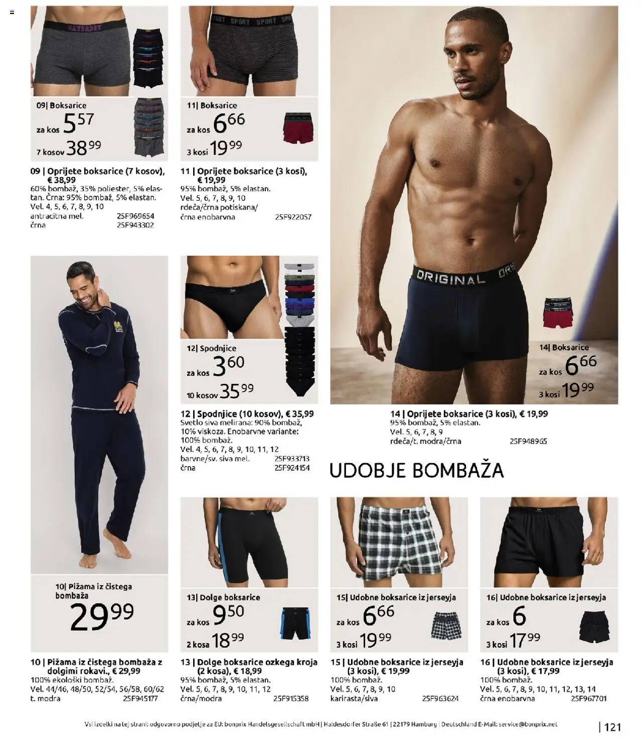 Bonprix katalog │ velja od 01.09.2025 | Stran: 121 | Izdelki: Pižama, Spodnjice, Kos
