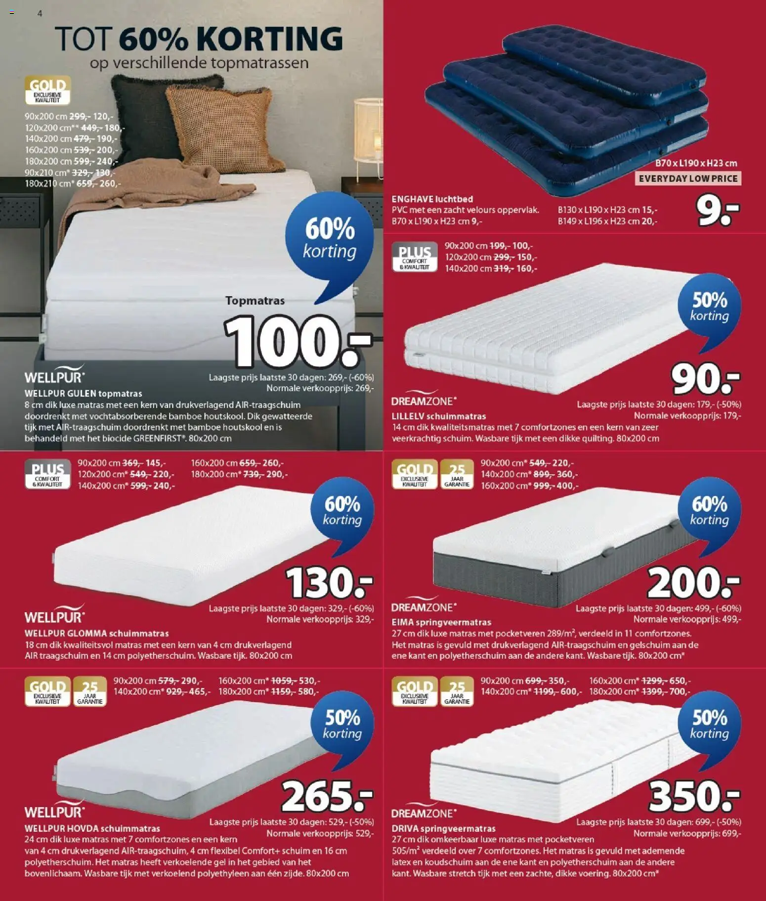 {H1} | Pagina: 4 | Producten: Velours, Désodorisant, Matras, Gel