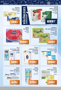 Goods Market akciós újság - amely érvényes a következő dátumtól: 19.03.2026 | Oldal: 5 | Termékek: Papírtörlő, Tisztasági betét, Mandulatej, Fogkefe