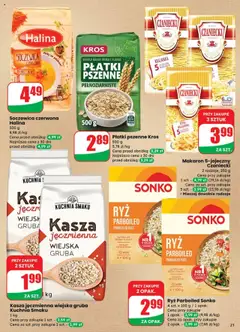 Pogląd oferty "Makaron 5-jajeczny Czaniecki, 2 rodzaje, 250 g" - ważna od 08.10.2025 | Strona: 21