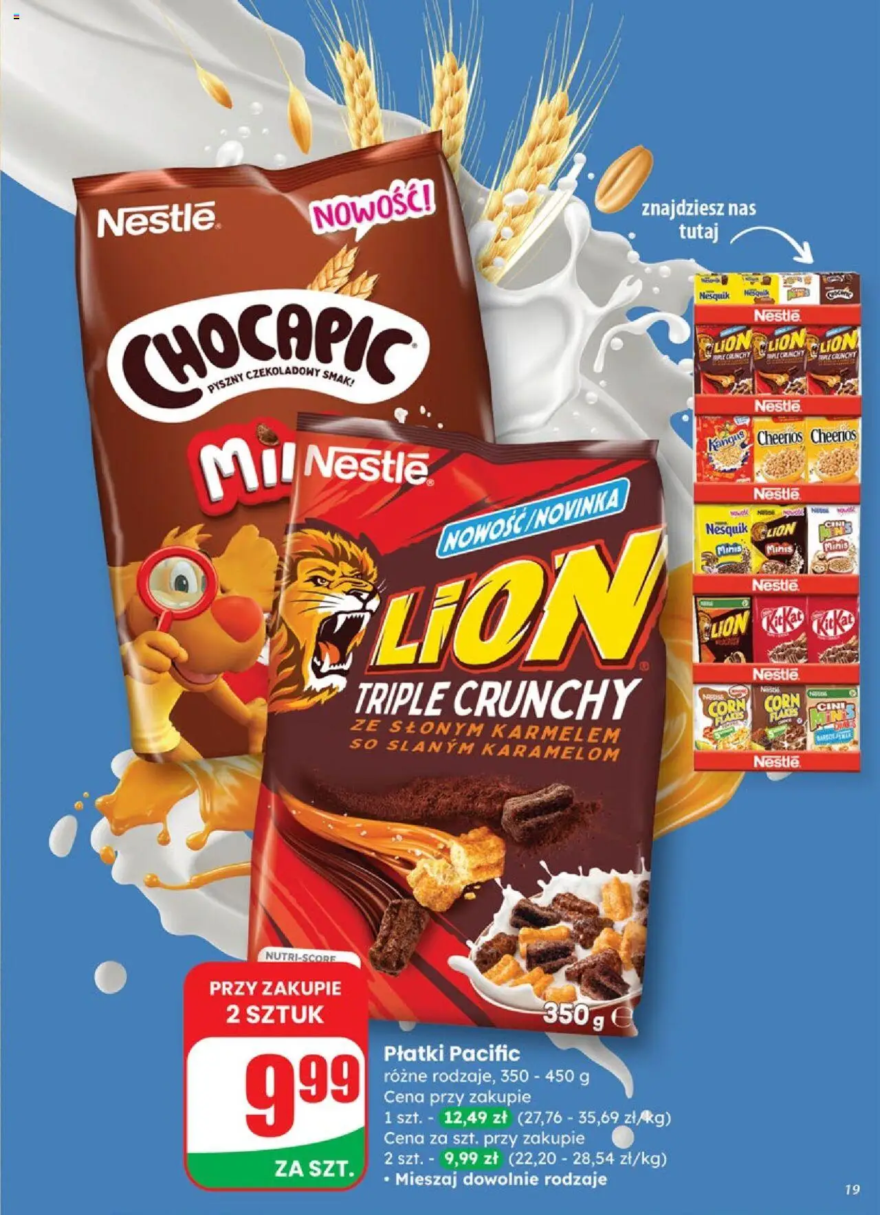 Dino Gazetka od 15.10.2025 | Strona: 19 | Produkty: Płatki, Corn Flakes