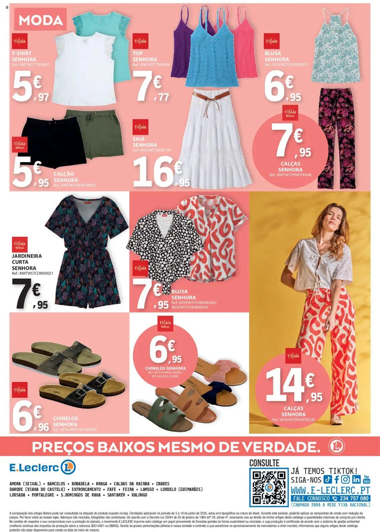 E.Leclerc - Folheto Não Alimentar │ válido de 05.06.2025 | Página: 12 | Produtos: Top, Calças, Saia, Blusa