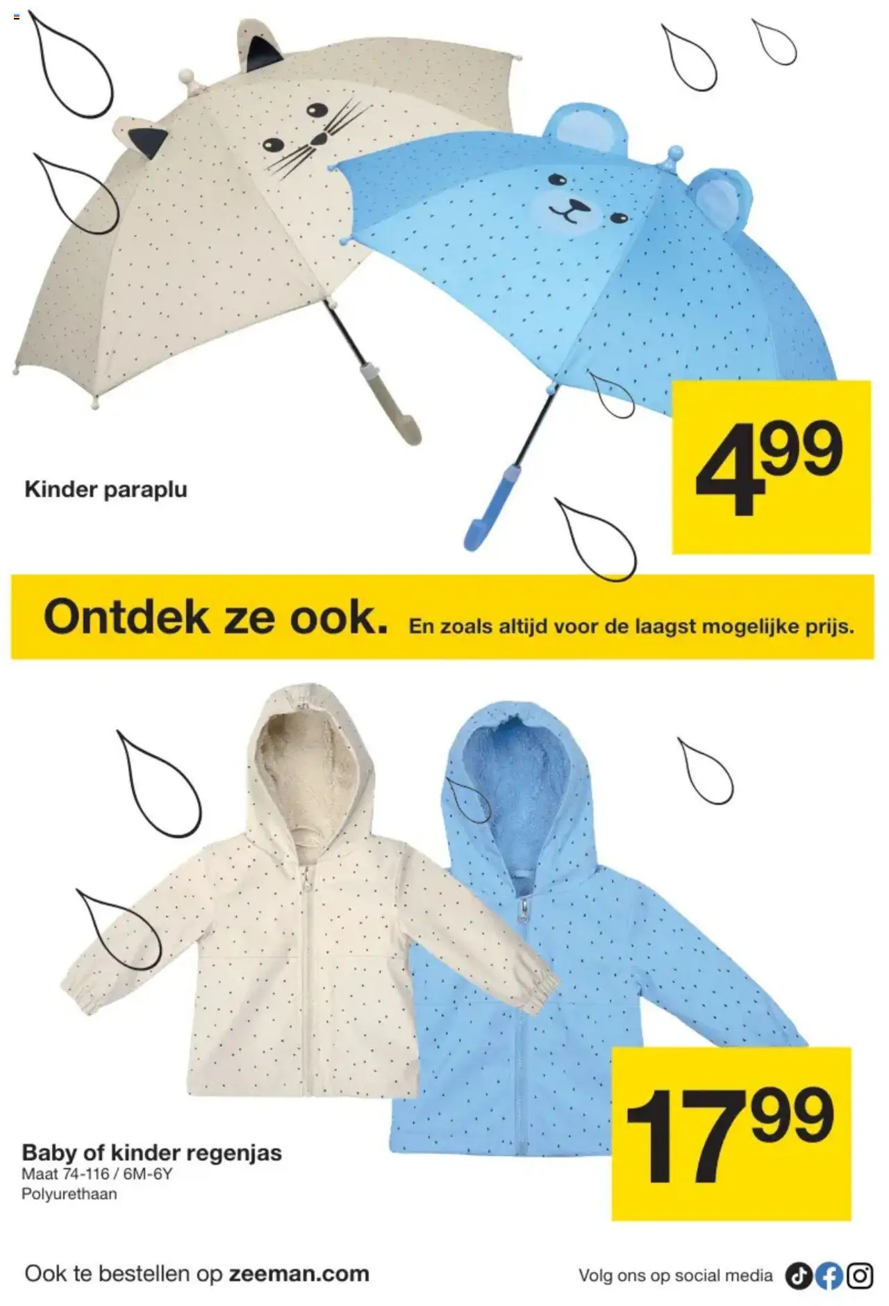  | Pagina: 6 | Producten: Paraplu, Kinder, Regenjas