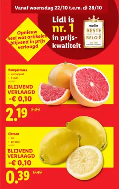 Citroen, los, per stuk - Voorbeeld van een folder van Lidl, geldig van 22.10.2025 | Pagina: 2 | Producten: Citroen